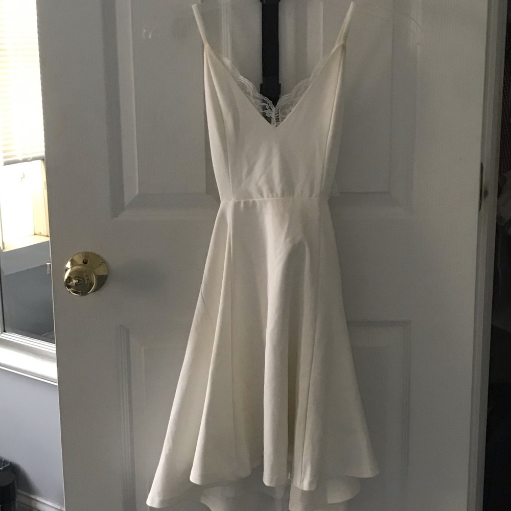 Lush white lace dress